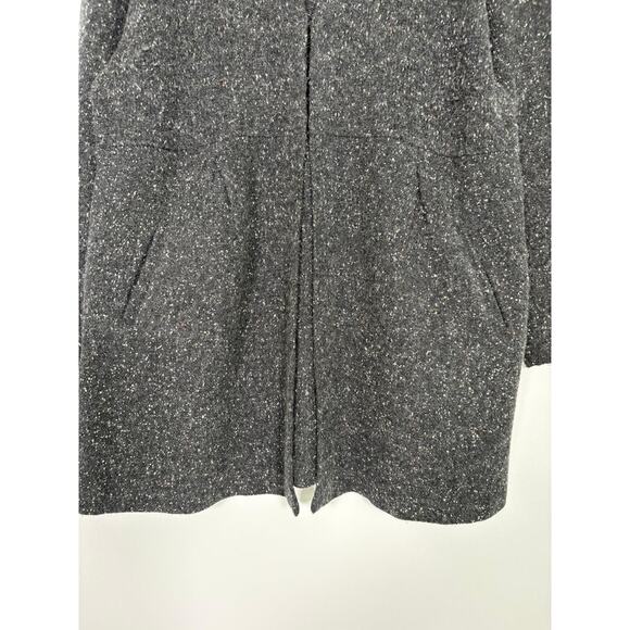 EILEEN FISHER Womens Black 100% Wool Long Cardigan Sweater Size 2XL - Picture 5 of 13